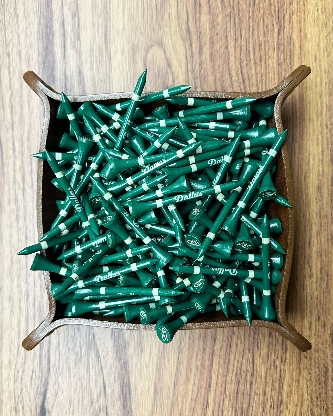 50 Pack Dallas Green Golf Tees