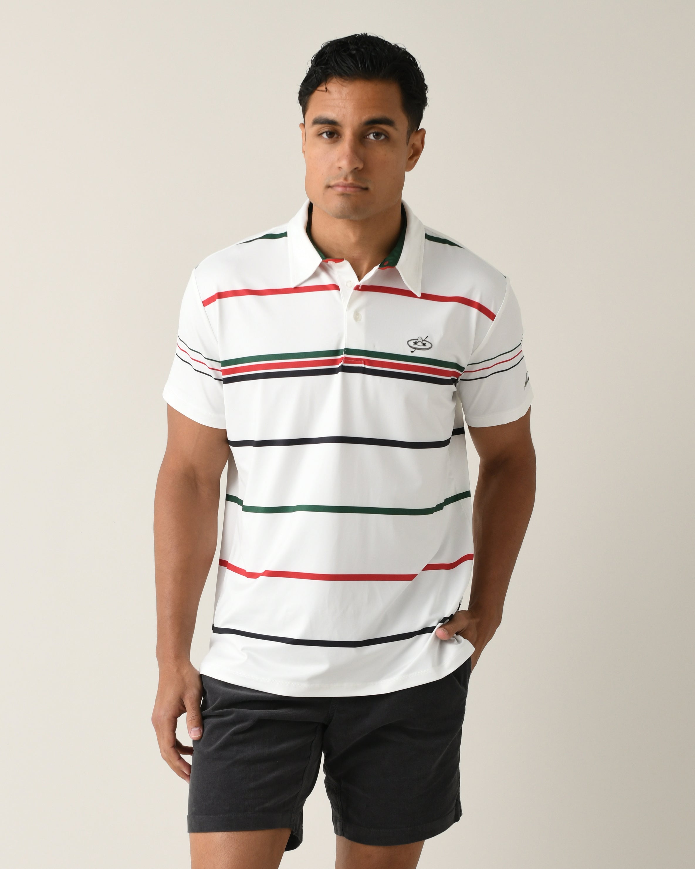 Mexico Fun Stripe Polo