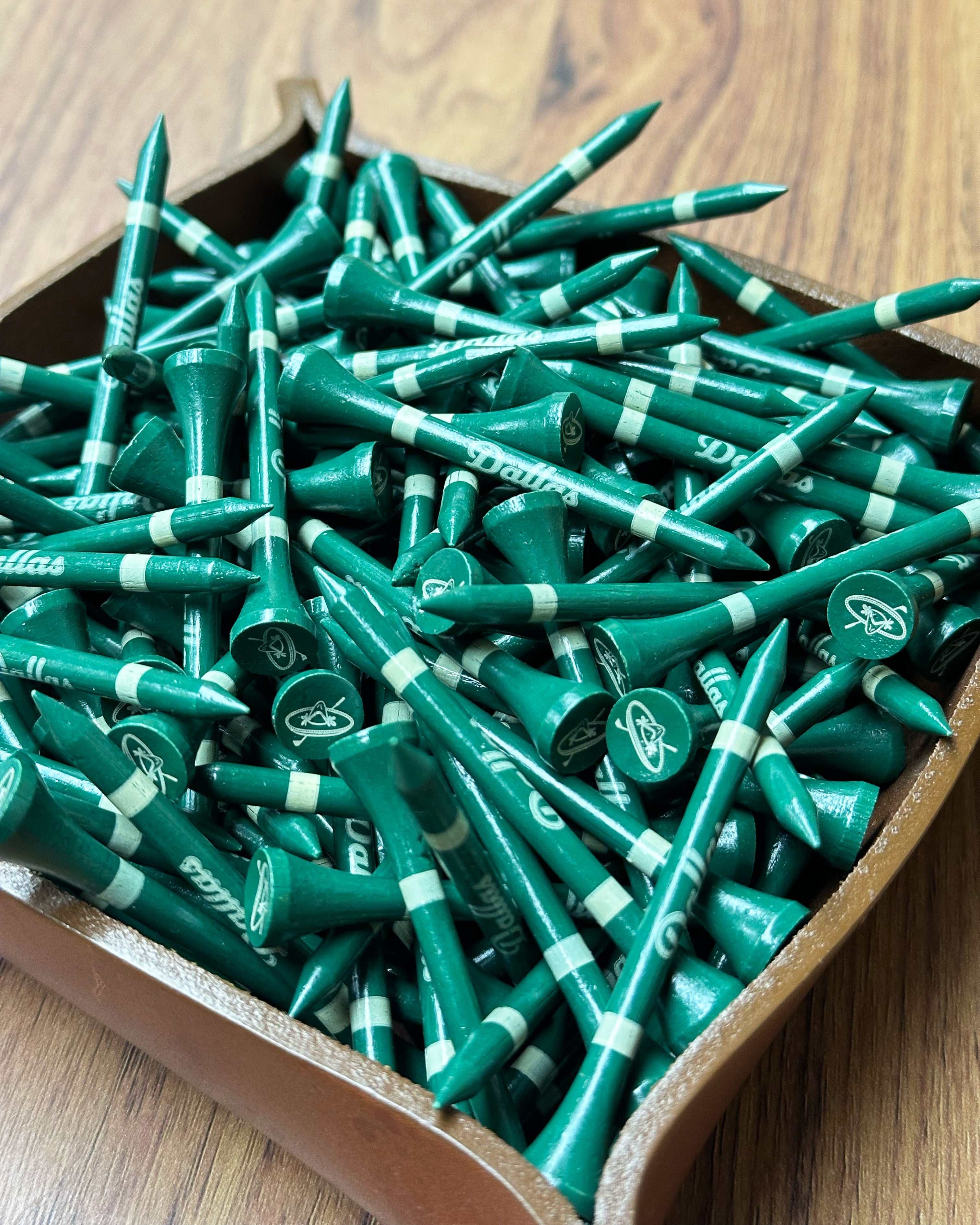 50 Pack Dallas Green Golf Tees