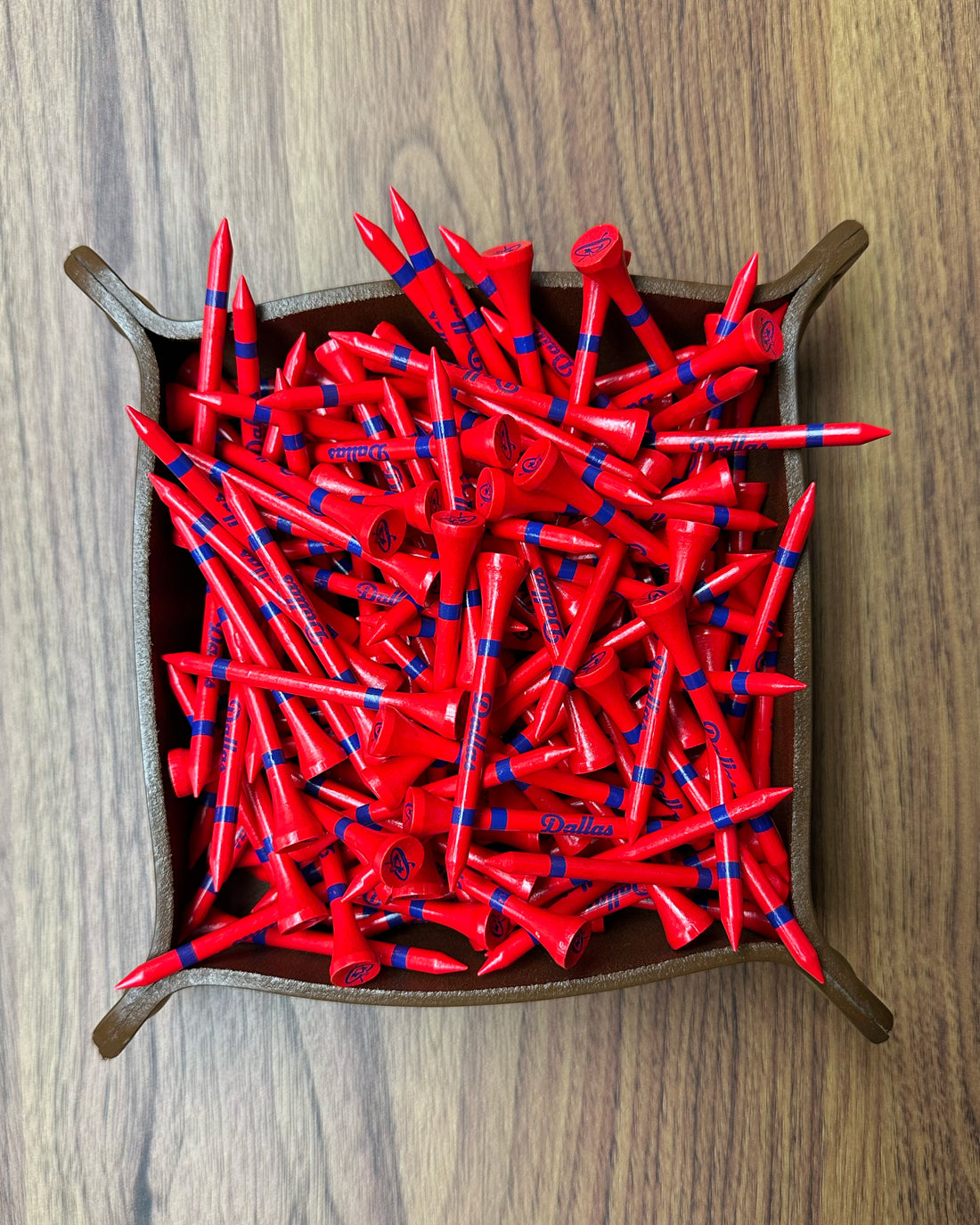 50 Pack Dallas Red Golf Tees