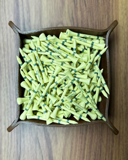 50 Pack Dallas Yellow Golf Tees